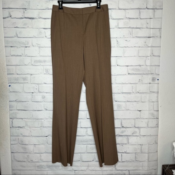 Lafayette 148 Wool Blend Women's Tan Pants Size 8 NWT Career Neutral Old… - Picture 1 of 9